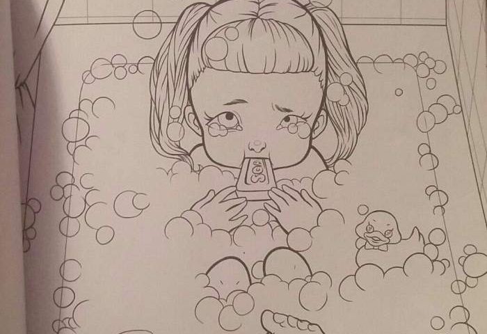 Melanie martinez crybaby coloring book