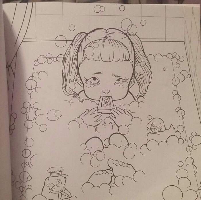 Melanie martinez crybaby coloring book